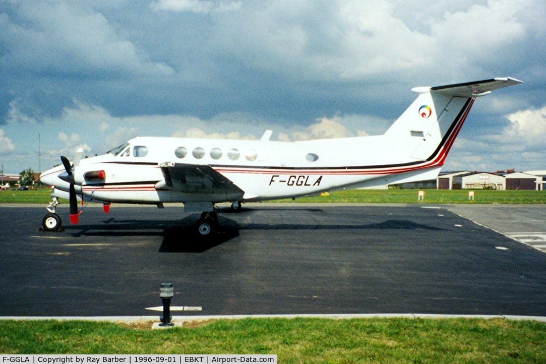 F-GGLA, 1980 Beech 200 Super King Air C/N BB-744, Beech 200 Super King Air [BB-744] Wevelgem~00 01/09/1996