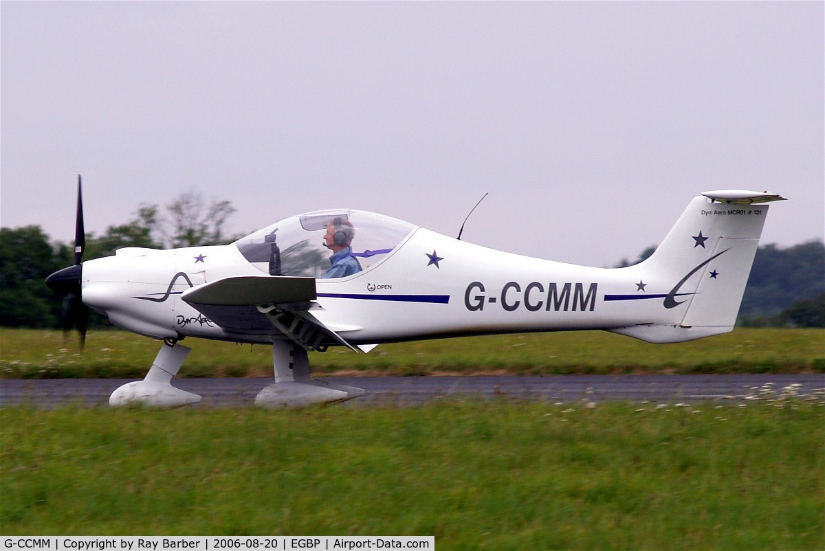 G-CCMM, 2003 Dyn'Aero MCR-01 ULC Banbi C/N PFA 301B-13945, Dyn Aero MCR-01 Banbi ULC [PFA 301B-13945] Kemble~G 20/08/2006