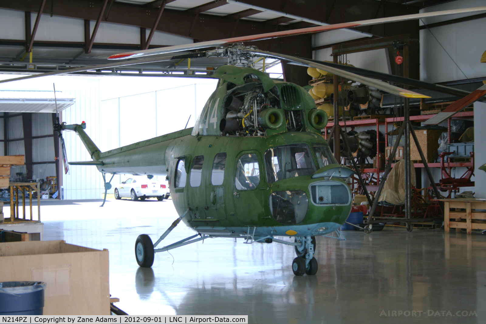 N214PZ, Mil Mi-2 Hoplite C/N 515303087, Cold War Air Museum at Lancaster Airport