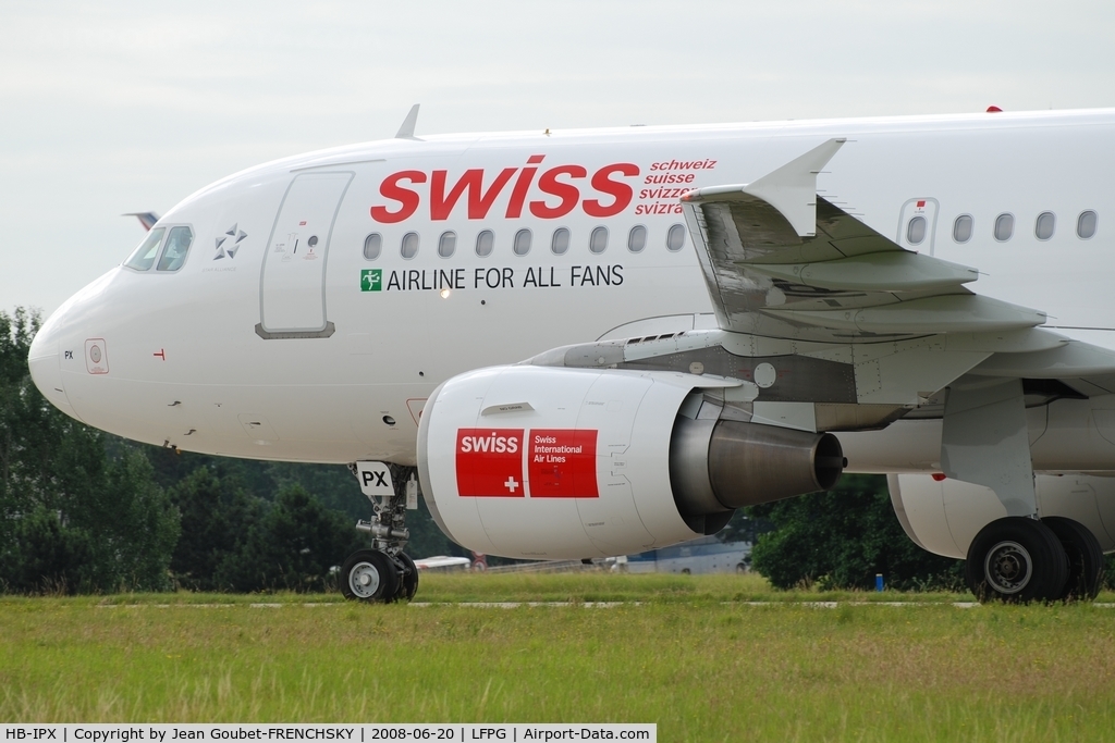 HB-IPX, 1996 Airbus A319-112 C/N 612, SWR [LX] Swiss International Air Lines