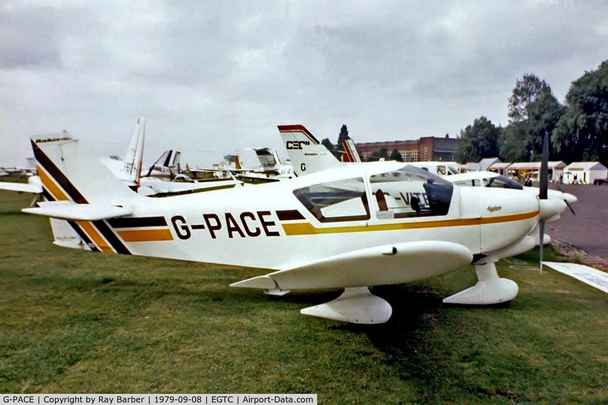 G-PACE, 1978 Robin R-1180T Aiglon C/N 218, Robin R.1180T Aiglon [218] (Dismore Aviation Ltd) Cranfield~G 08/09/1979