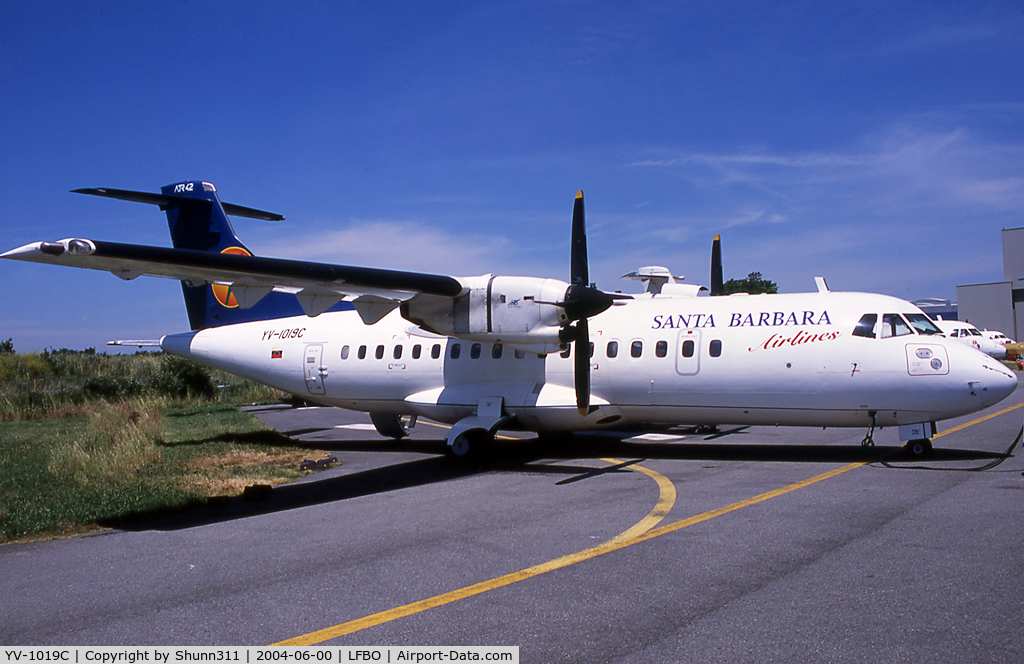 YV-1019C, 1993 ATR 42-320 C/N 363, Stored and returned to lessor...