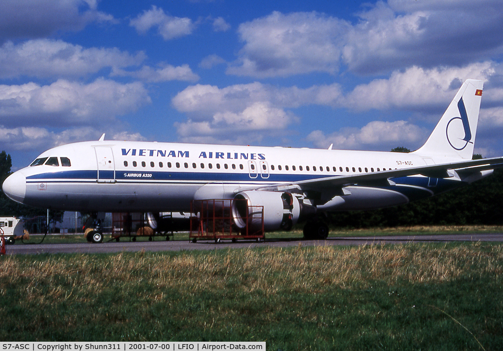 S7-ASC, Airbus A320-214 C/N 0601, During engine ground test after maintenance...
