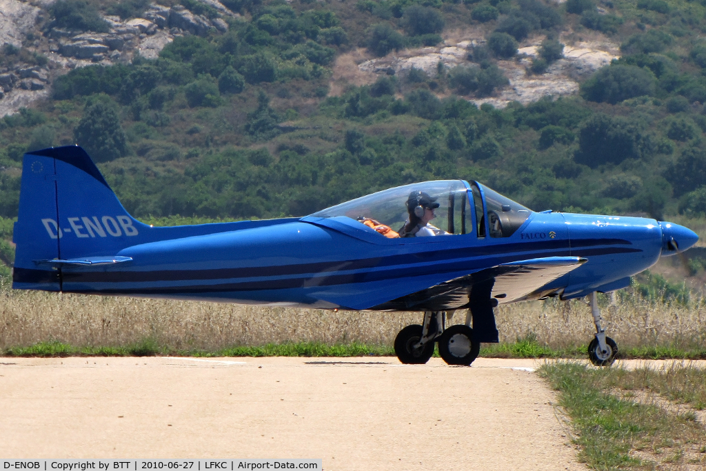 D-ENOB, Aeromere F-8L Falco III C/N 206, Taxiing