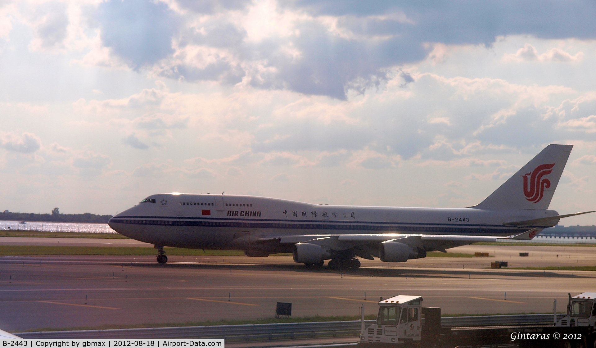 B-2443, Boeing 747-4J6 C/N 25881, Ready for take-off @ JFK