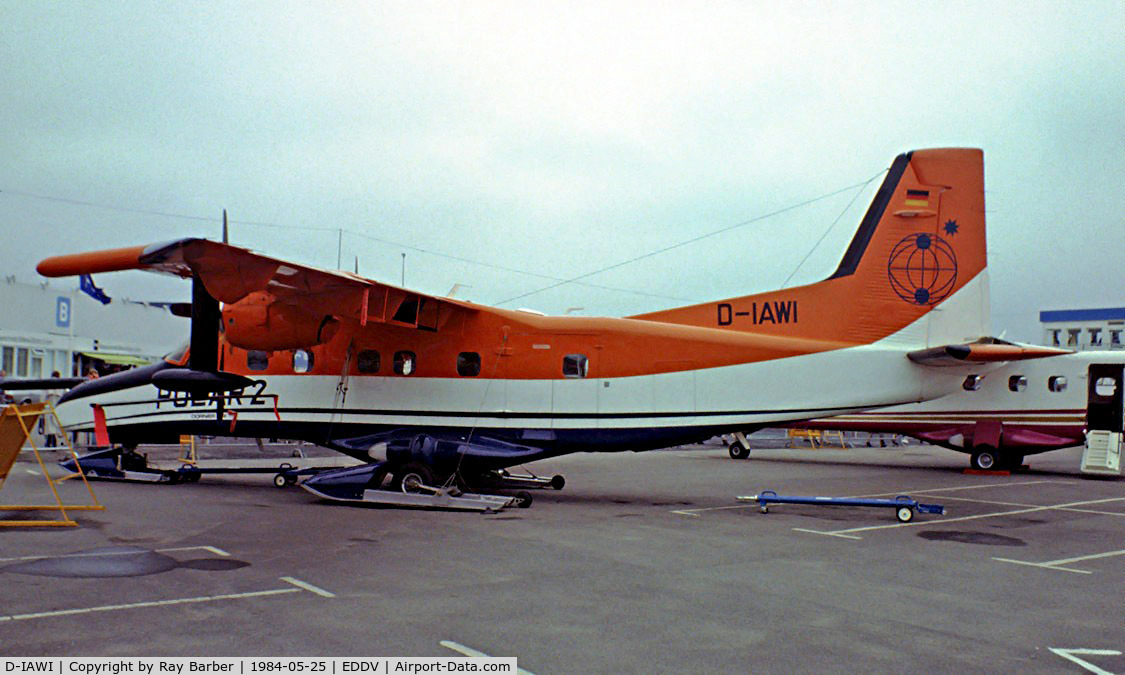 D-IAWI, 1983 Dornier 228-101 C/N 7014, Dornier Do-228-101 [7014] (Dornier) Hannover~D 25/05/1984