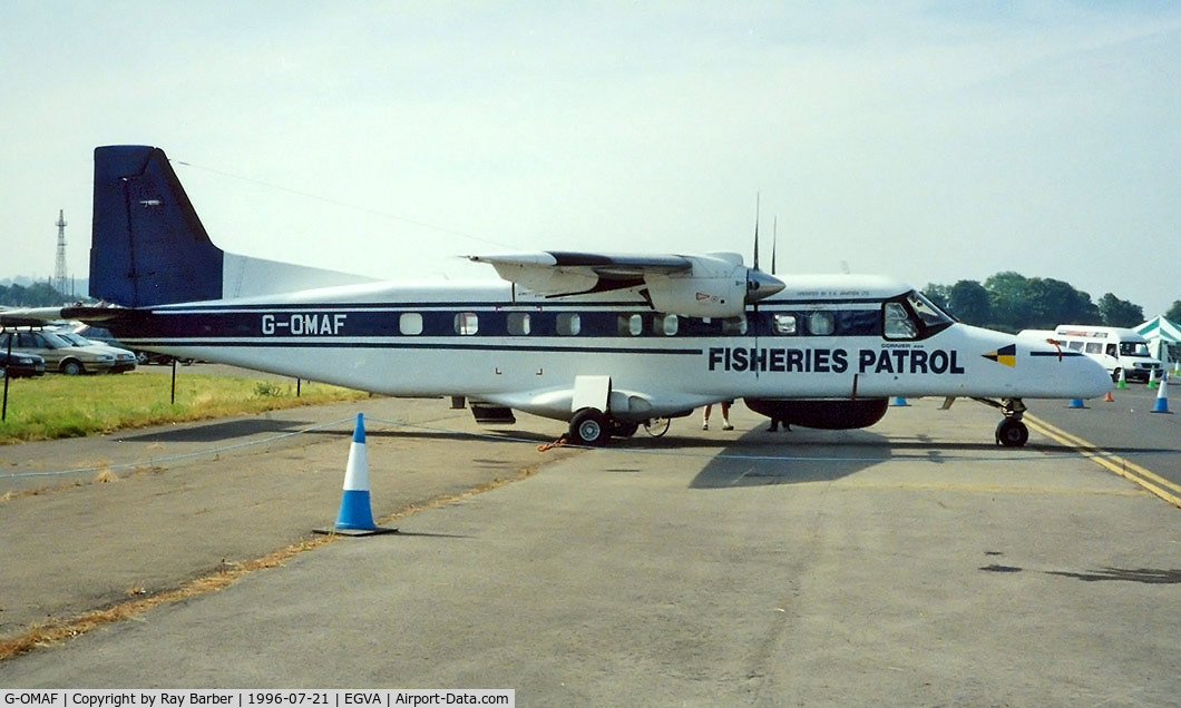 G-OMAF, 1986 Dornier 228-202K C/N 8112, Dornier Do.228-212 [8112] (FR Aviation) Fairford 21/07/1996
