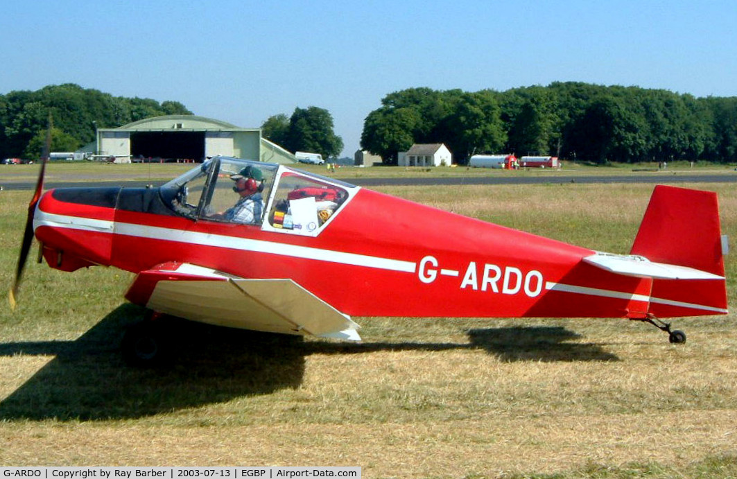G-ARDO, 1960 Ets Couesnon JODEL D112 C/N 146, Jodel D.112J Club [146] Kemble~G 13/07/2003