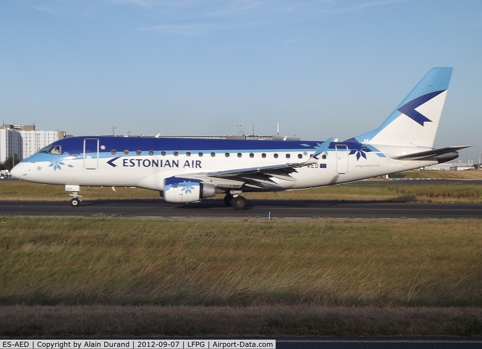 ES-AED, 2005 Embraer 170LR (ERJ-170-100LR) C/N 17000112, The four E170s are leased as stop gaps pending the deliveries of 4 E175s ordered new to Embraer.