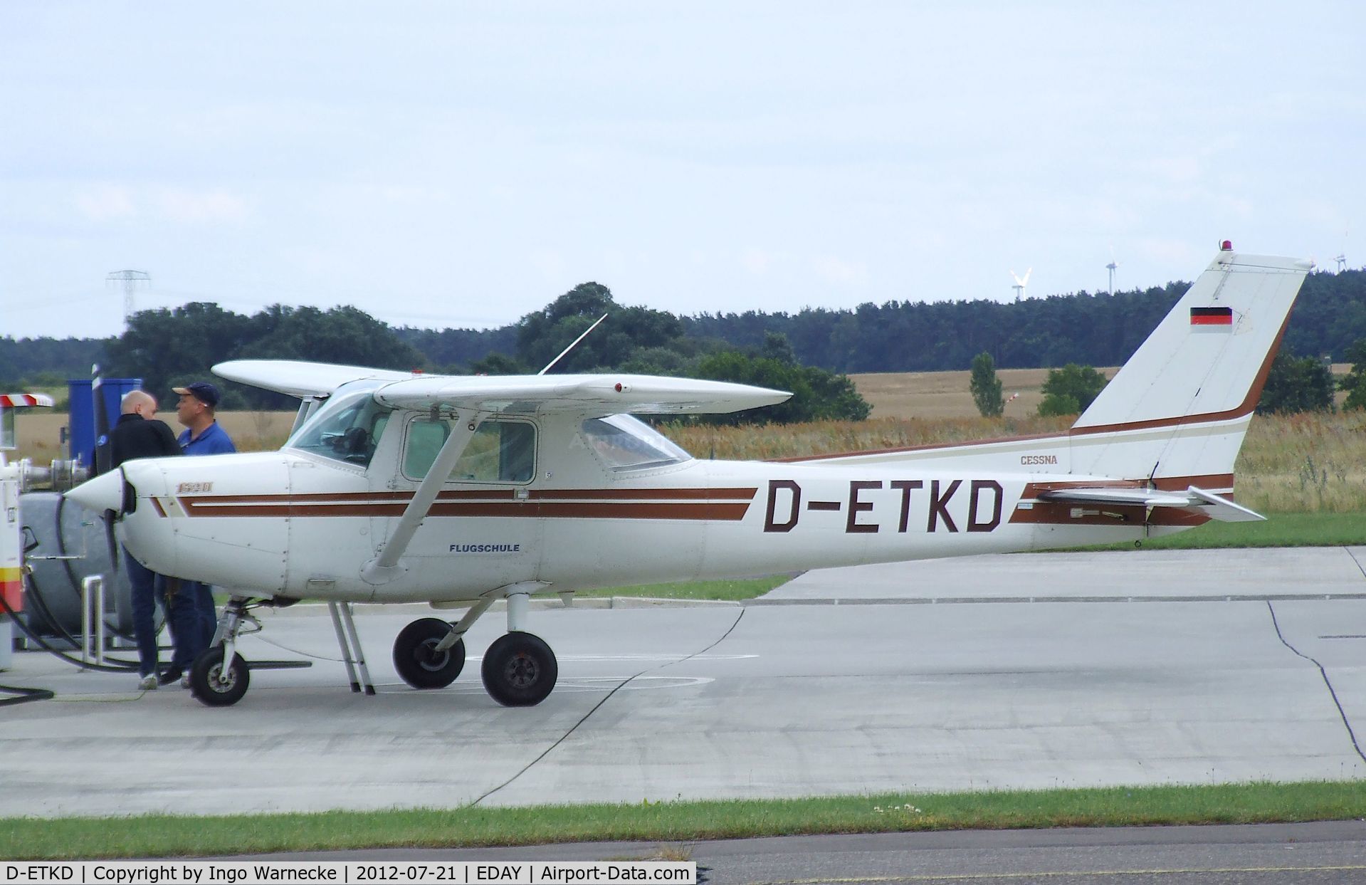 D-ETKD, Cessna 152 II C/N 15285609, Cessna 152 II at Strausberg airfield
