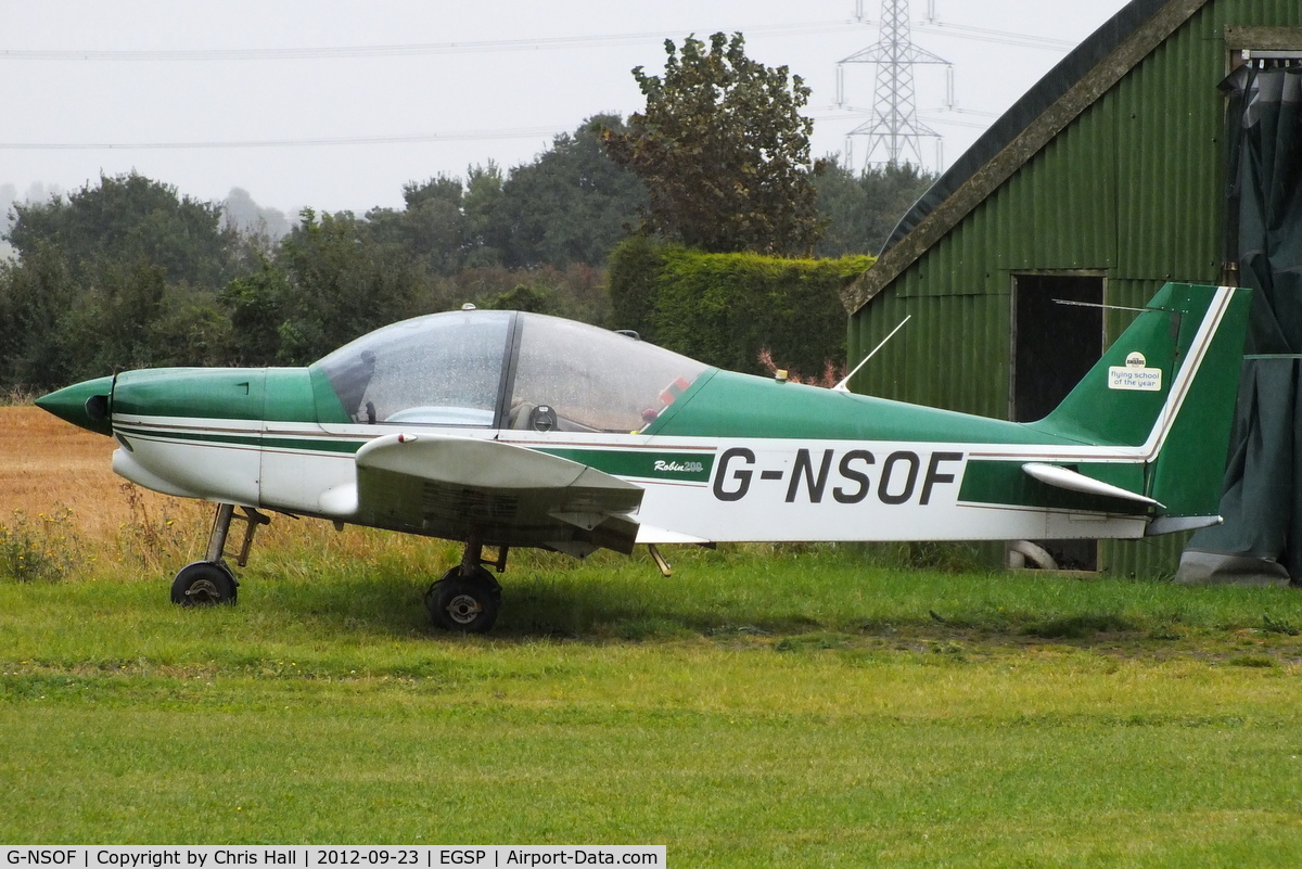 G-NSOF, 1999 Robin HR-200-120B C/N 334, at Peterborough Sibson