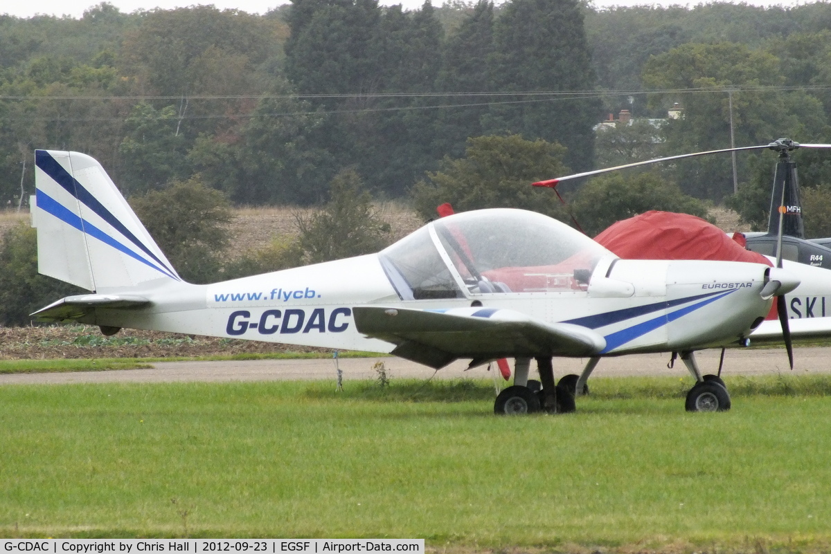 G-CDAC, 2004 Cosmik EV-97 TeamEurostar UK C/N 2116, at Peterborough Business Airport