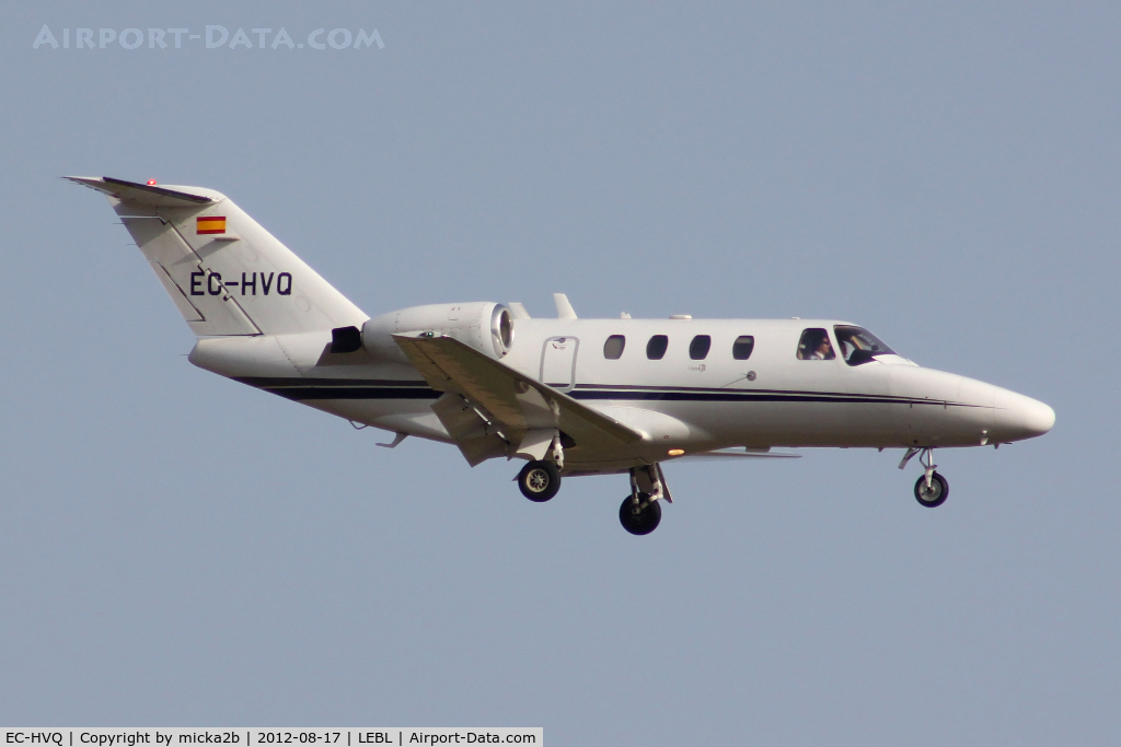 EC-HVQ, 2001 Cessna 525 Citation CJ1 C/N 525-0436, Landing