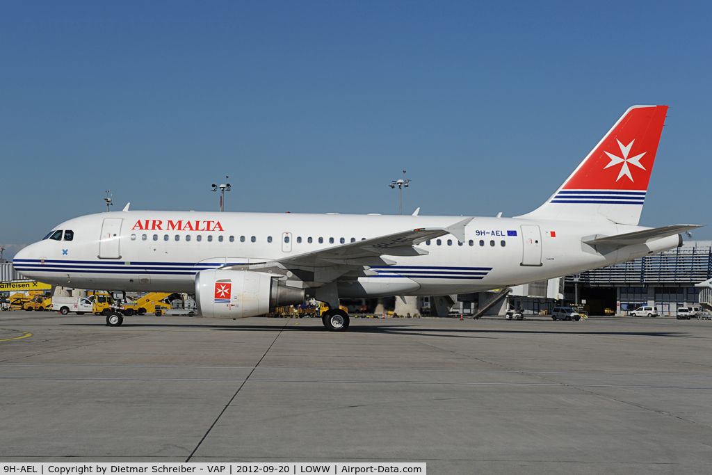 9H-AEL, 2004 Airbus A319-111 C/N 2332, Air Malta Airbus 319