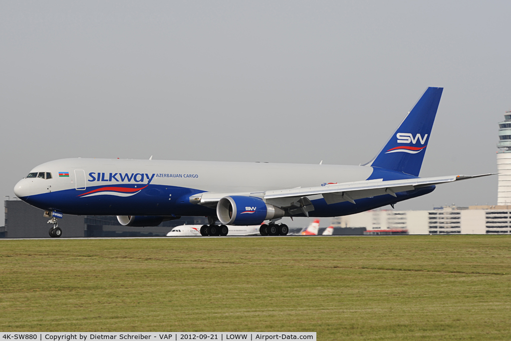 4K-SW880, 2012 Boeing 767-32LF C/N 41069, Silkway Boeing 767-300
