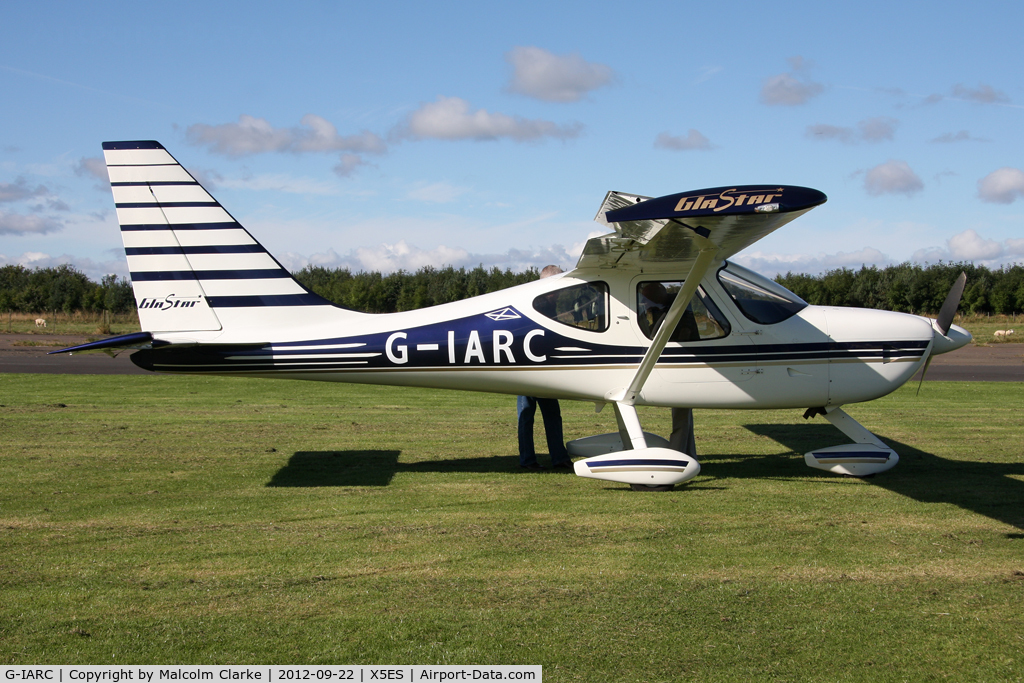 G-IARC, 2001 Stoddard-Hamilton GlaStar C/N PFA 295-13261, Glastar, Great North Fly-In, Eshott Airfield UK, September 2012.