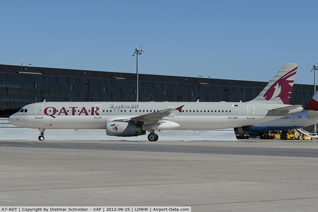 A7-ADT, 2005 Airbus A321-231 C/N 2107, Qatar Airways Airbus 321