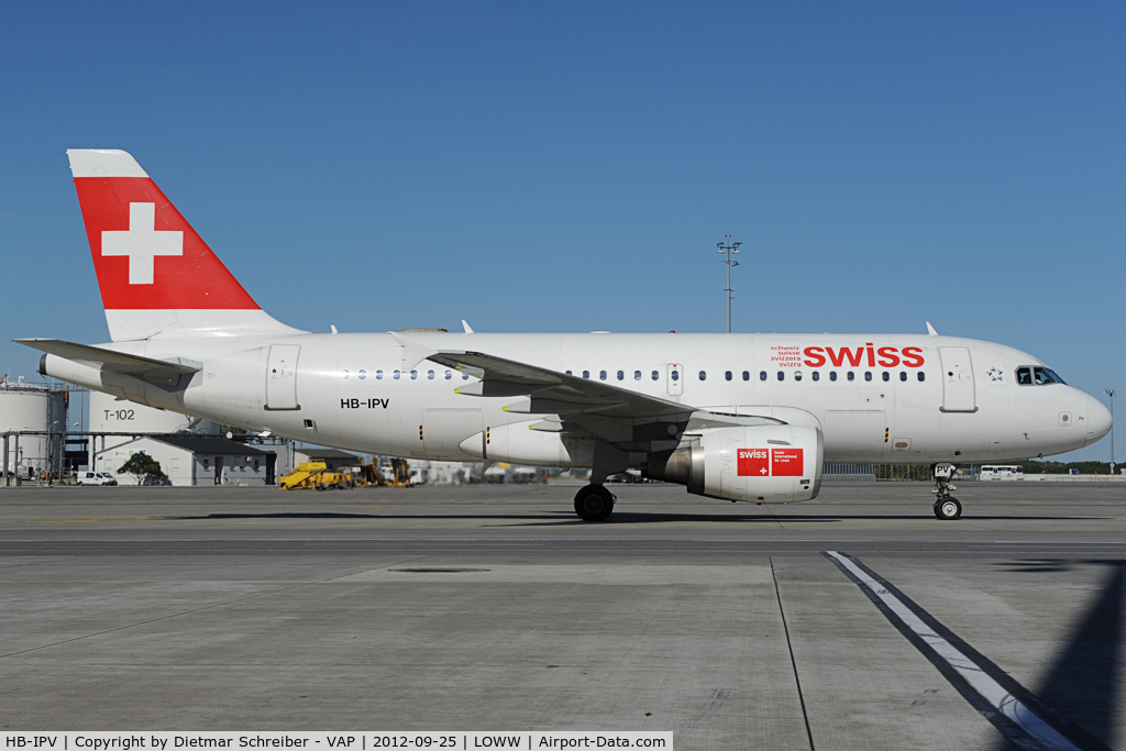 HB-IPV, 1996 Airbus A319-112 C/N 578, Swiss Airbus 319