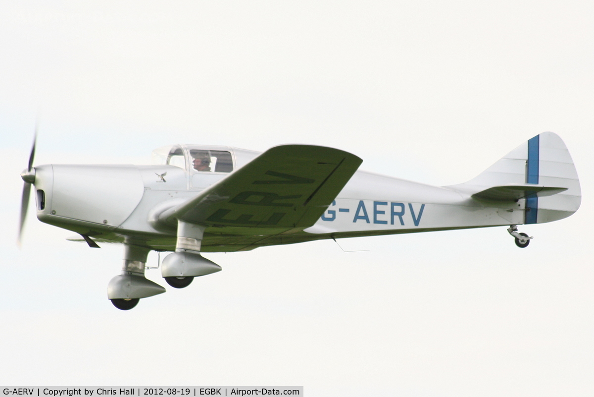 G-AERV, 1936 Miles M11A Whitney Straight C/N 307, at the 2012 Sywell Airshow