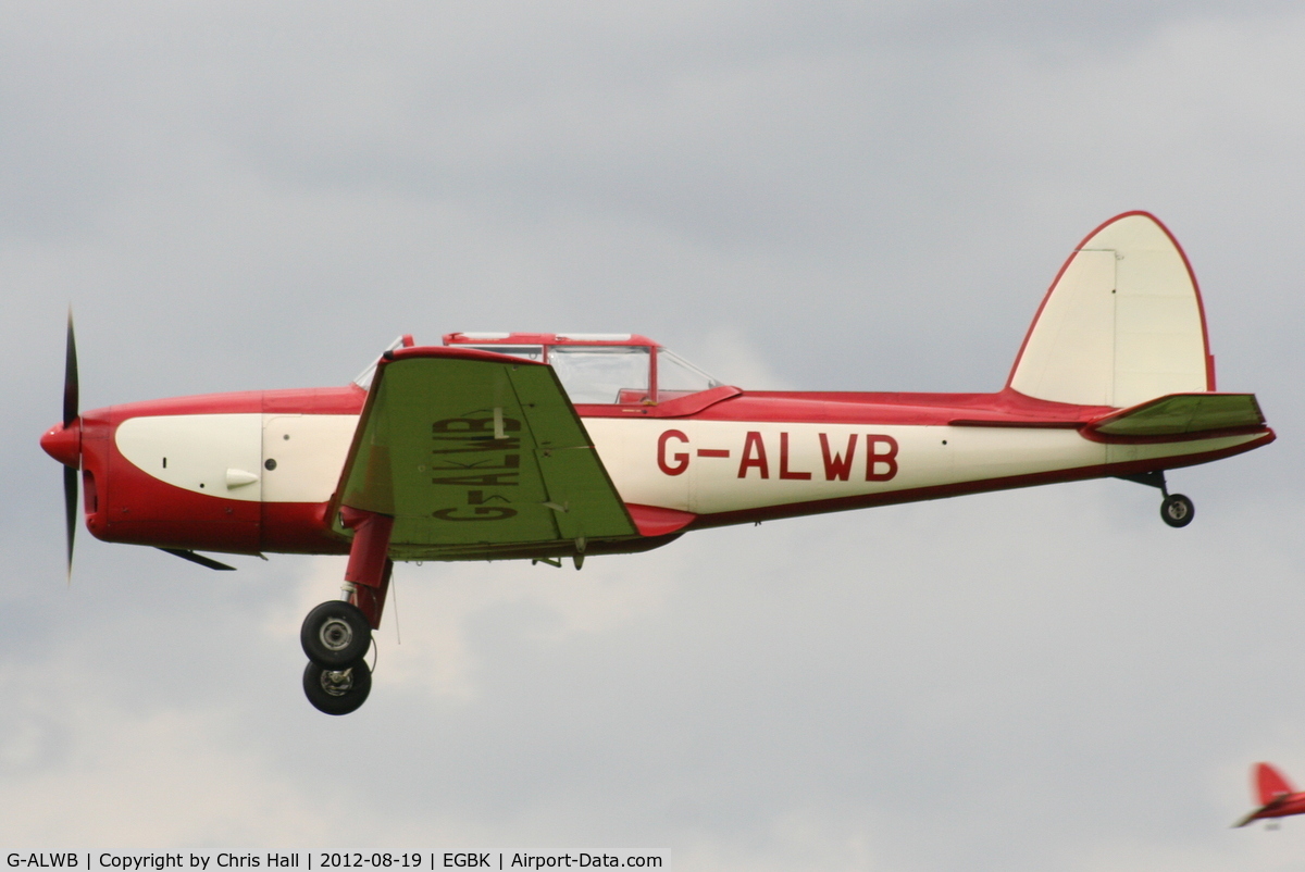 G-ALWB, 1950 De Havilland DHC-1 Chipmunk 22A C/N C1/0100, at the 2012 Sywell Airshow