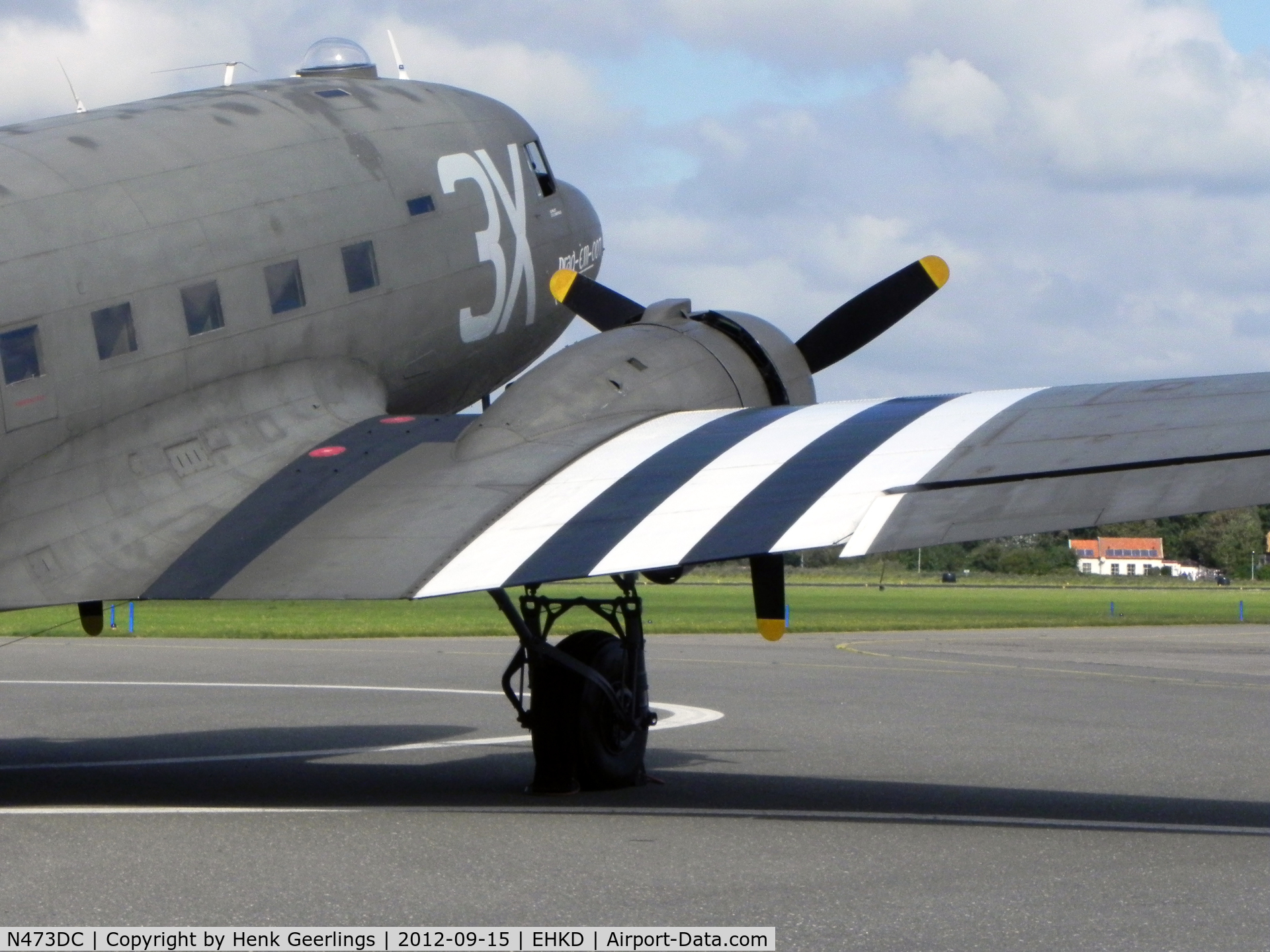 N473DC, 1942 Douglas DC3C (C-47A) C/N 19345, Heldair Air Show , 15 Sep 2012  at Den Helder Airport 

C-47A-DL 