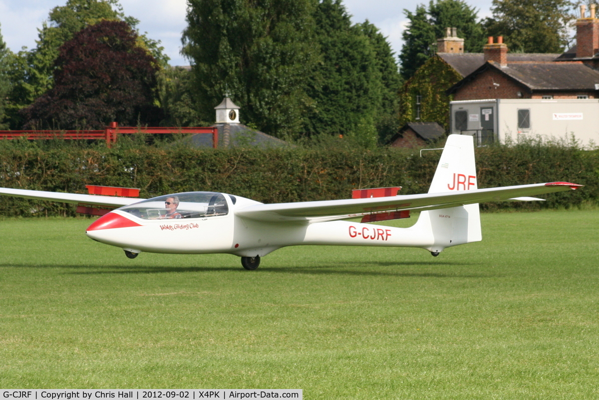 G-CJRF, 1984 PZL-Bielsko SZD-50-3 Puchacz C/N B-1395, Wolds Gliding Club at Pocklington Airfield