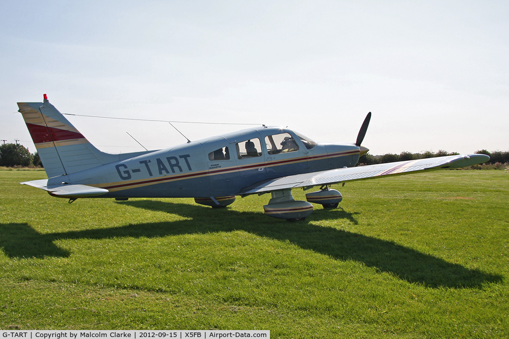 G-TART, 1979 Piper PA-28-236 Dakota C/N 28-7911261, Piper PA-28-236 Dakota, Fishburn Airfield UK, September 2012.