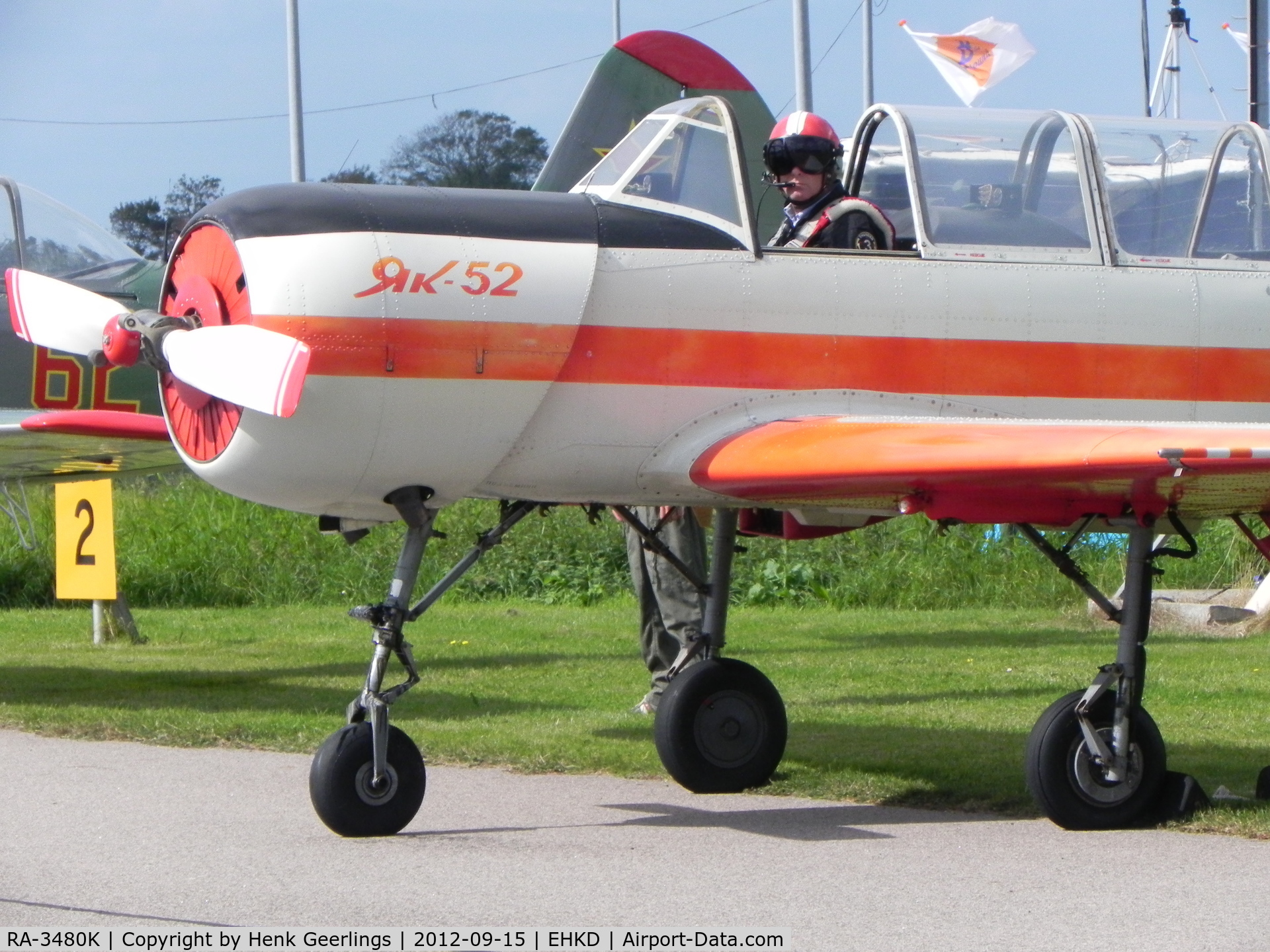 RA-3480K, Yakovlev Yak-52 C/N 9111413, Heldair Show ;  Den Helder Airport

