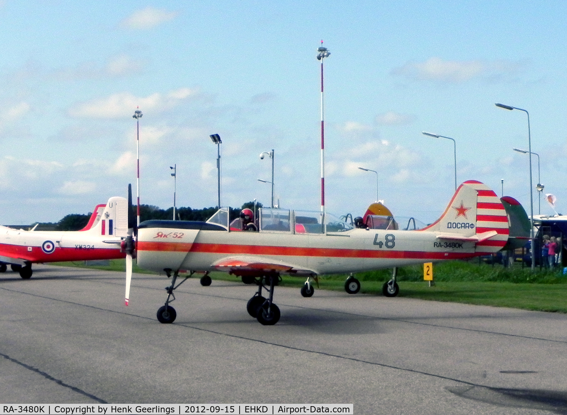 RA-3480K, Yakovlev Yak-52 C/N 9111413, Heldair Show ;  Den Helder Airport

