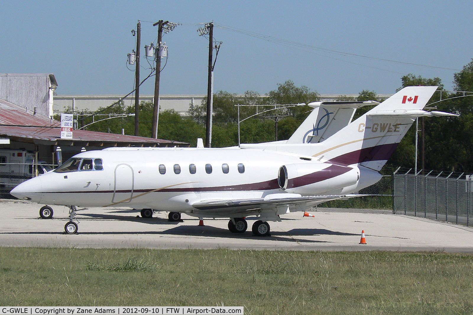 C-GWLE, 1984 British Aerospace BAe.125-800A C/N 258007, At Meacham Field - Fort Worth, TX
