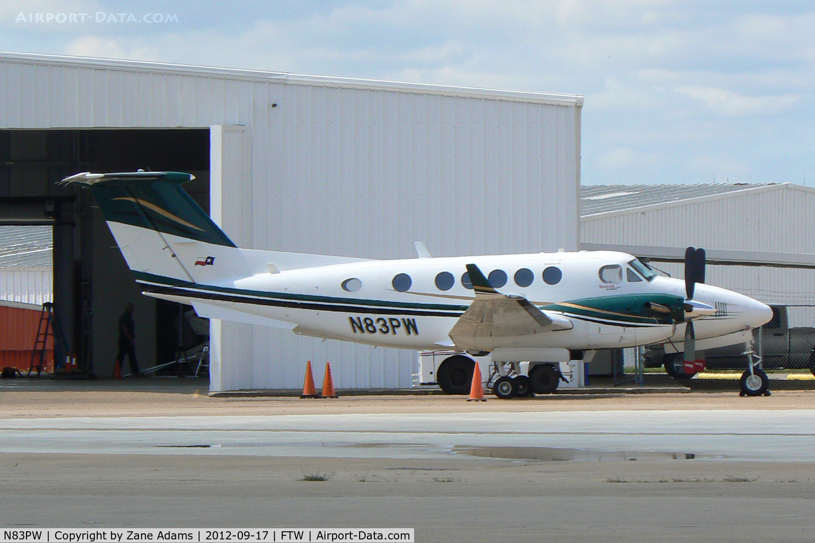 N83PW, 1987 Beech B200 King Air C/N BB-1283, At Meacham Field - Fort Worth, TX