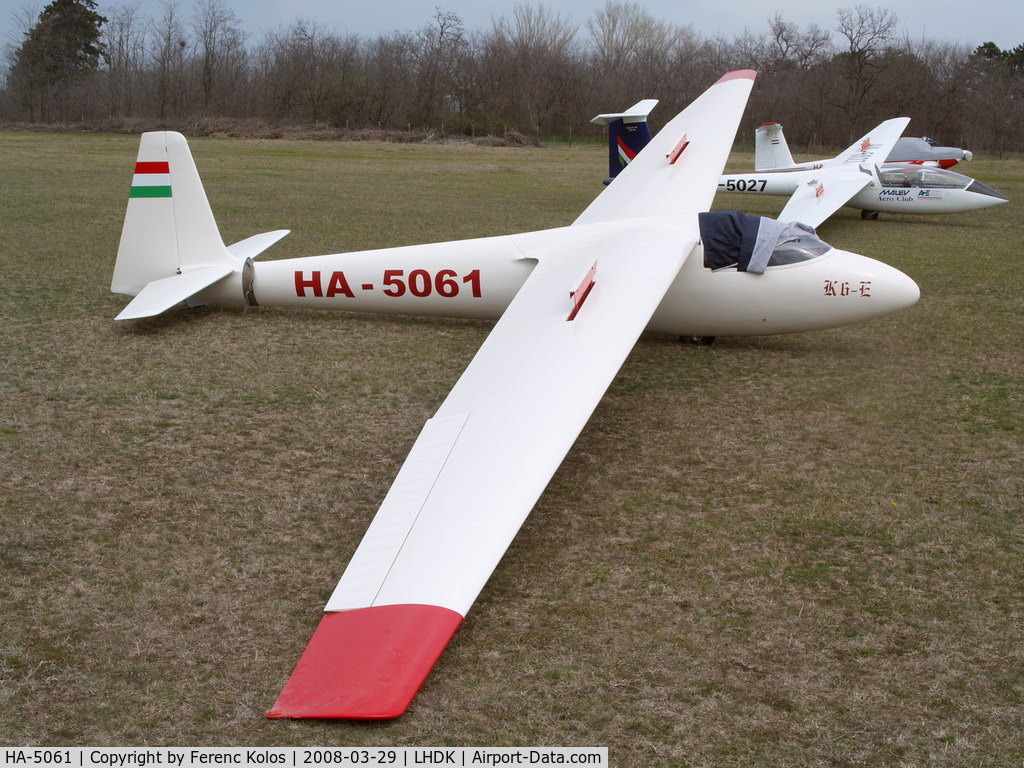 HA-5061, 1966 Schleicher Ka-6E Rhonsegler C/N 4023, Dunakeszi