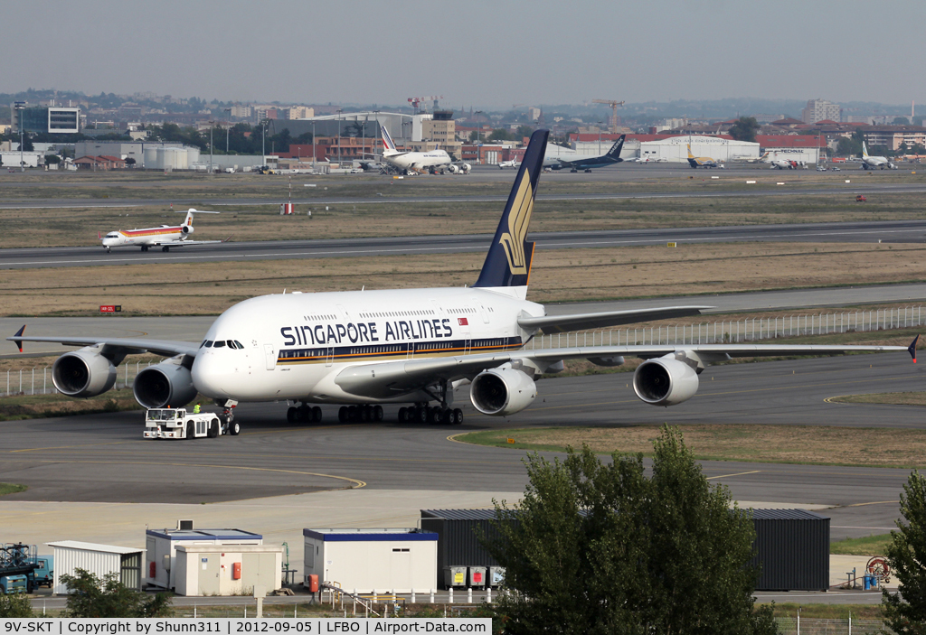 9V-SKT, 2012 Airbus A380-841 C/N 092, Ready for delivery...
