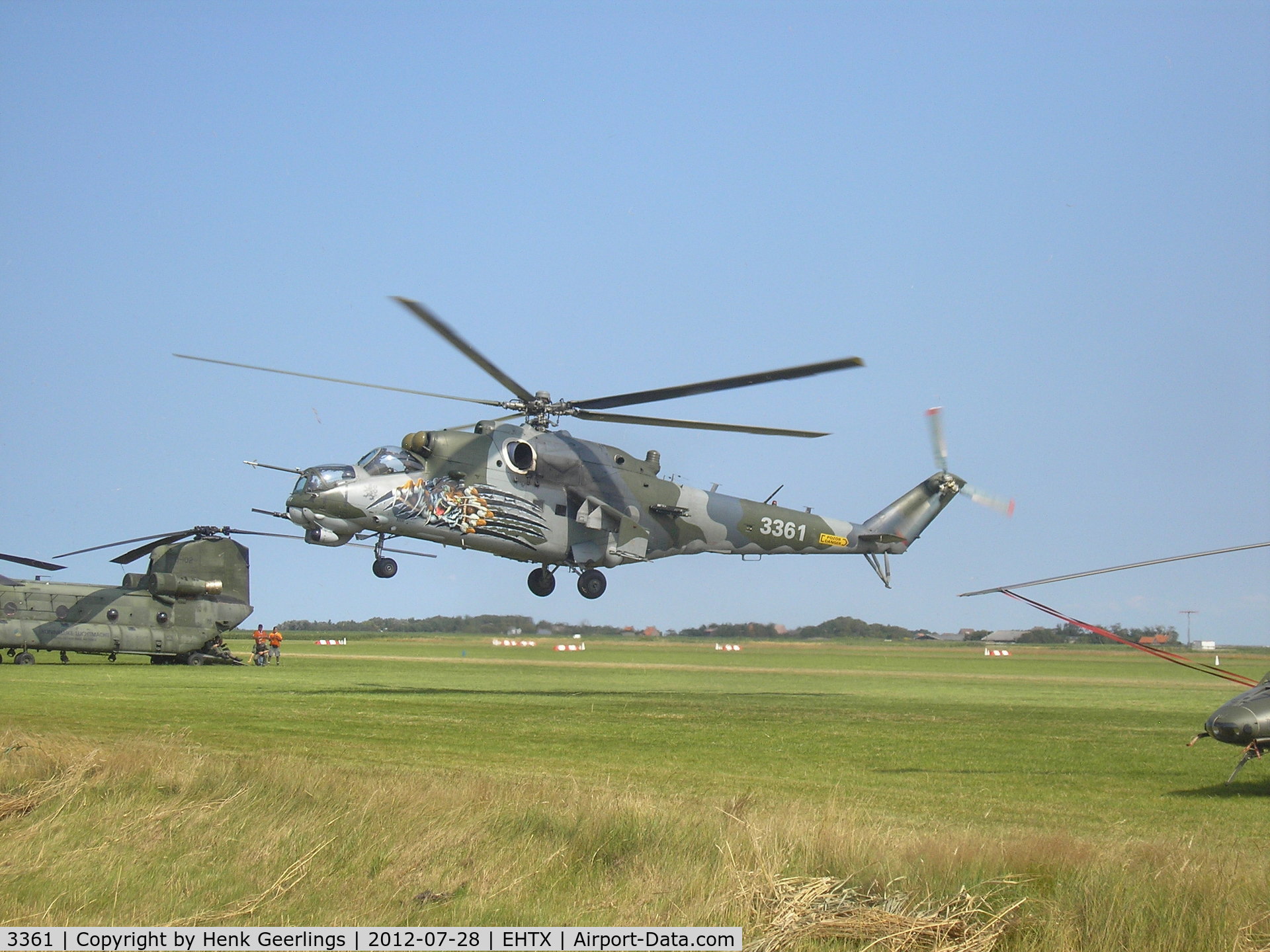 3361, 2005 Mil Mi-35 Hind E C/N 203361, Texel Air Show ; Czech AF