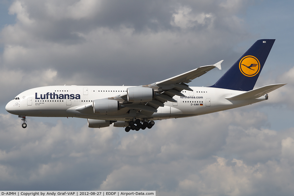 D-AIMH, 2010 Airbus A380-841 C/N 070, Lufthansa A380
