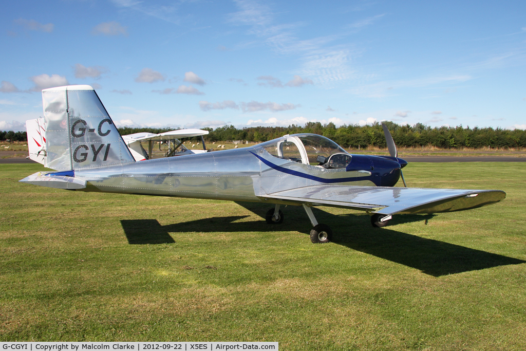 G-CGYI, 2011 Vans RV-12 C/N LAA 363-14994, Vans RV-12, Great North Fly-In, Eshott Airfield UK, September 2012.