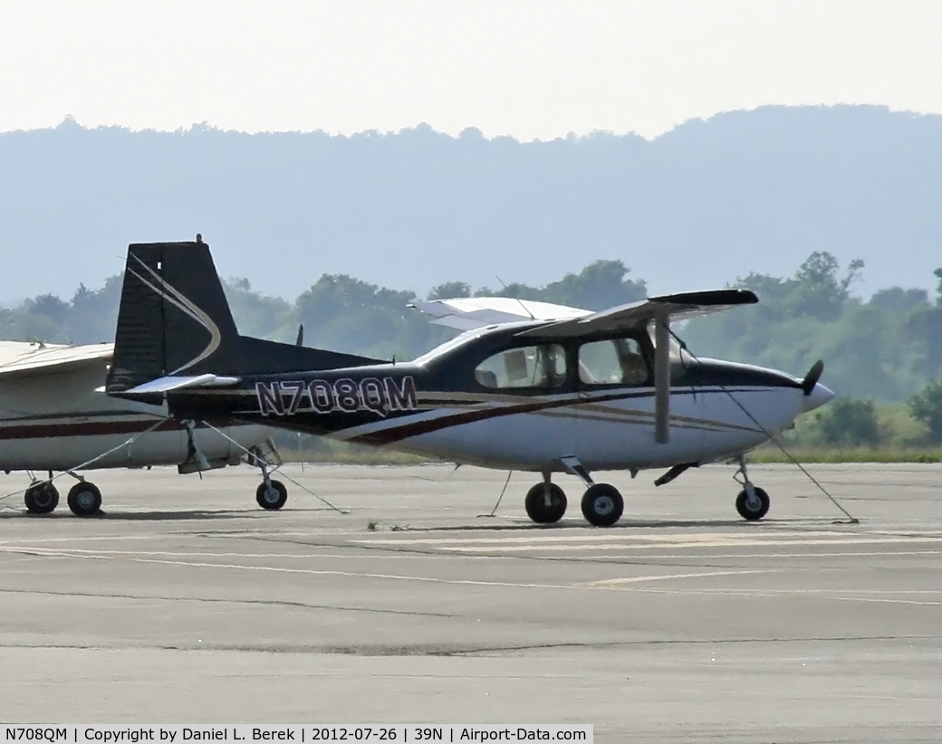 N708QM, 2008 Quartz Mountain Aerospace Inc 11E C/N 1008, Another rare and unexpected visitor at Princeton Airport.
