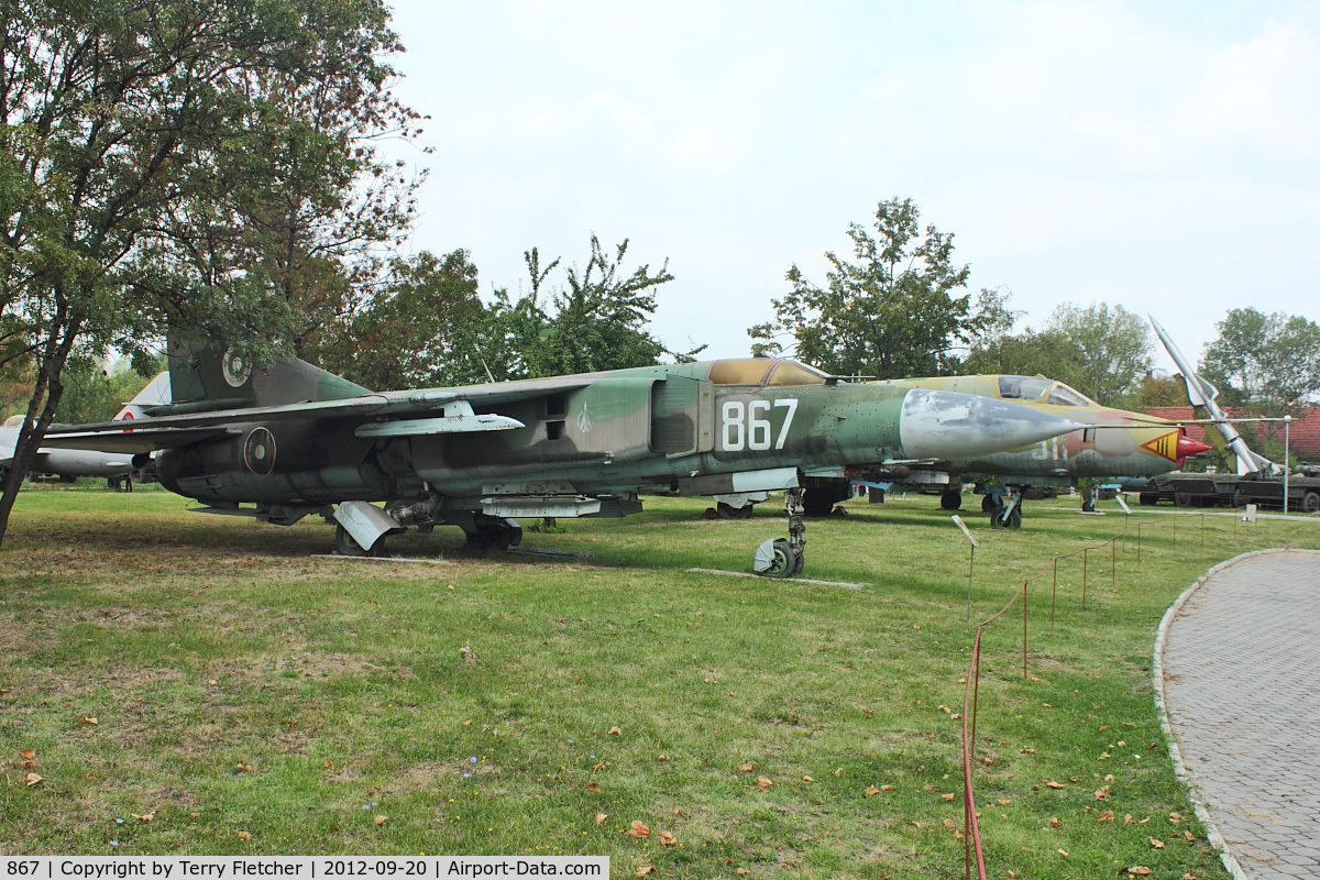 867, Mikoyan-Gurevich MiG-23ML C/N 2960324867, Exhibited at Military Museum in Sofia