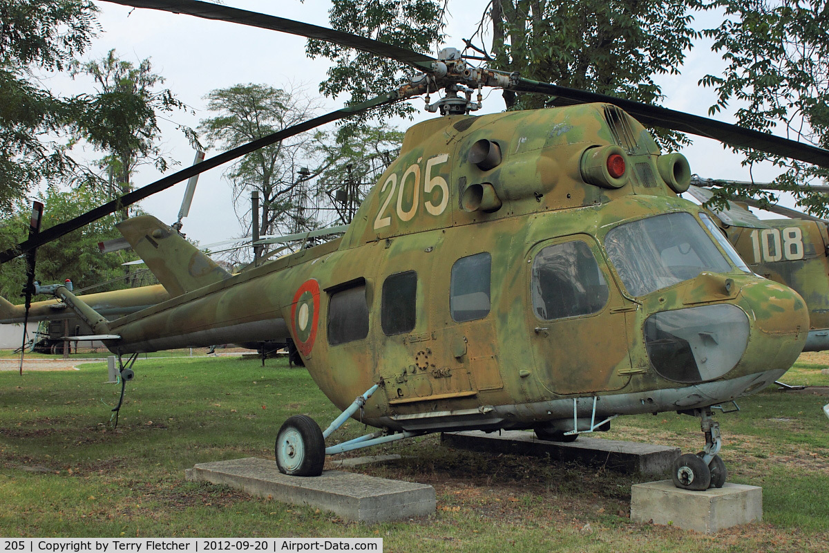 205, Mil Mi-2 C/N 56310903, At Military Museum in Sofia