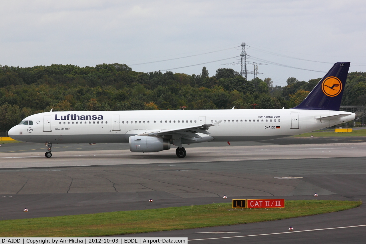 D-AIDD, 2010 Airbus A321-231 C/N 4585, Lufthansa, Airbus A321-231, CN: 4585