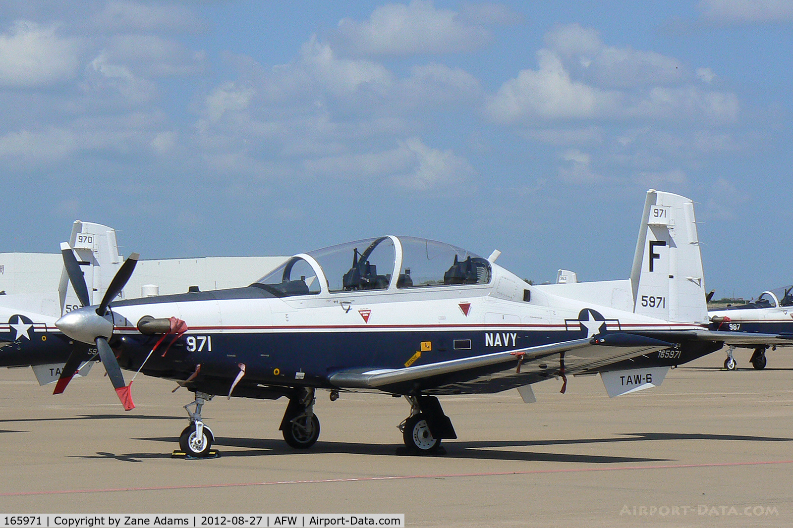 165971, 2001 Raytheon T-6A Texan II C/N PT-117, At Alliance Airport - Fort Worth, TX