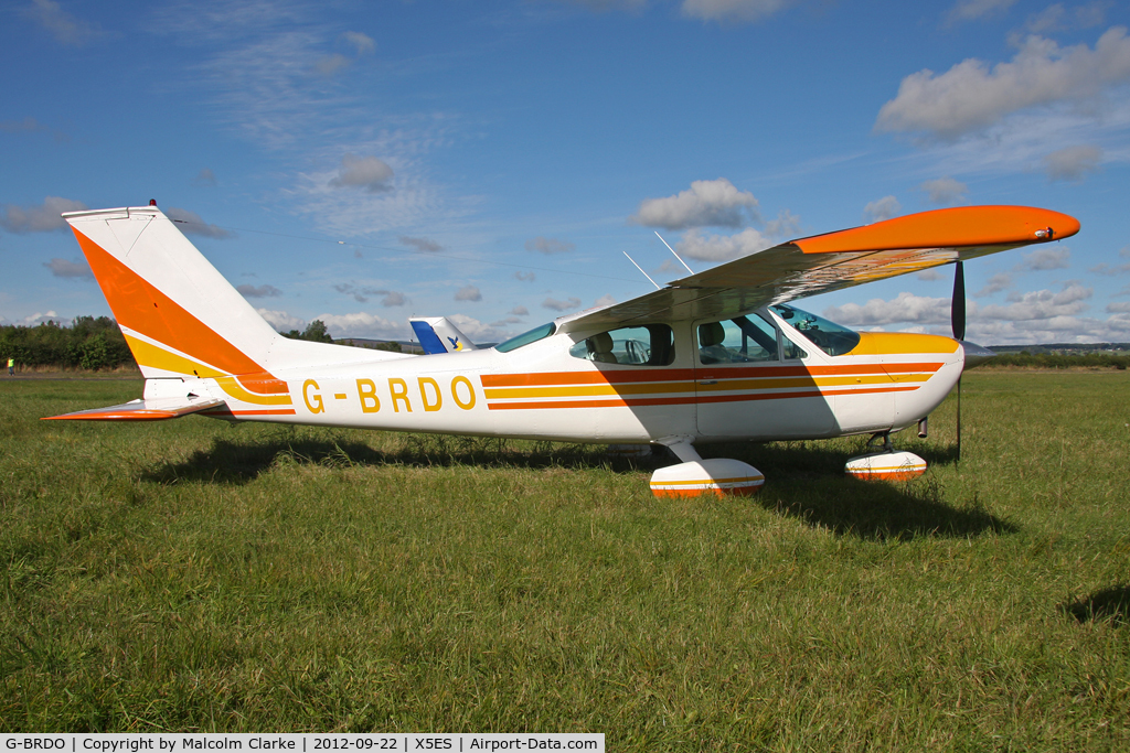 G-BRDO, 1975 Cessna 177B Cardinal C/N 17702166, Cessna 177B Cardinal, Great North Fly-In, Eshott Airfield UK, September 2012.