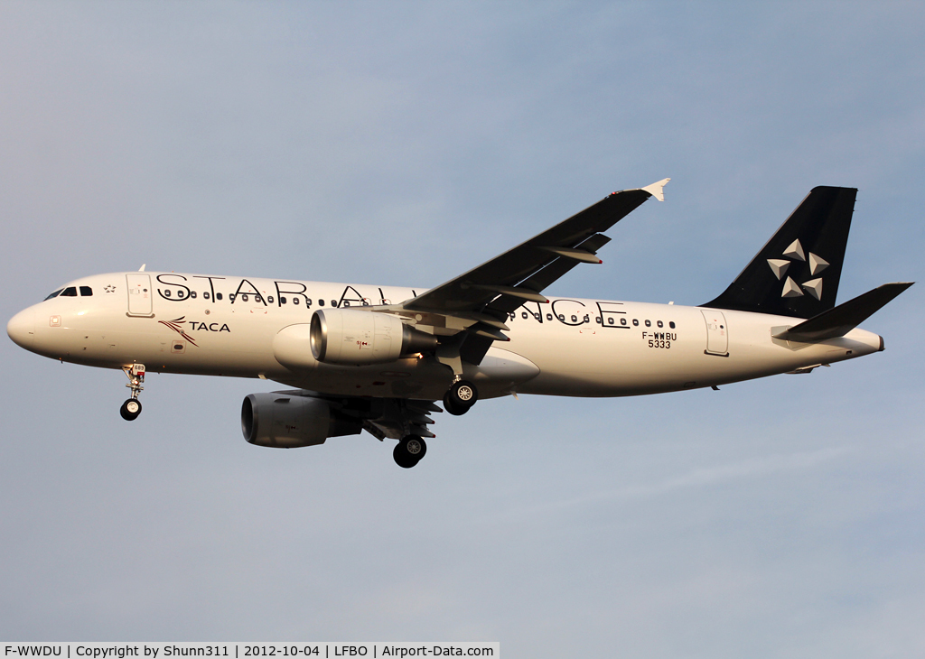 F-WWDU, 2012 Airbus A320-214 C/N 5333, C/n 5333 - To be N689TA in Star Alliance c/s