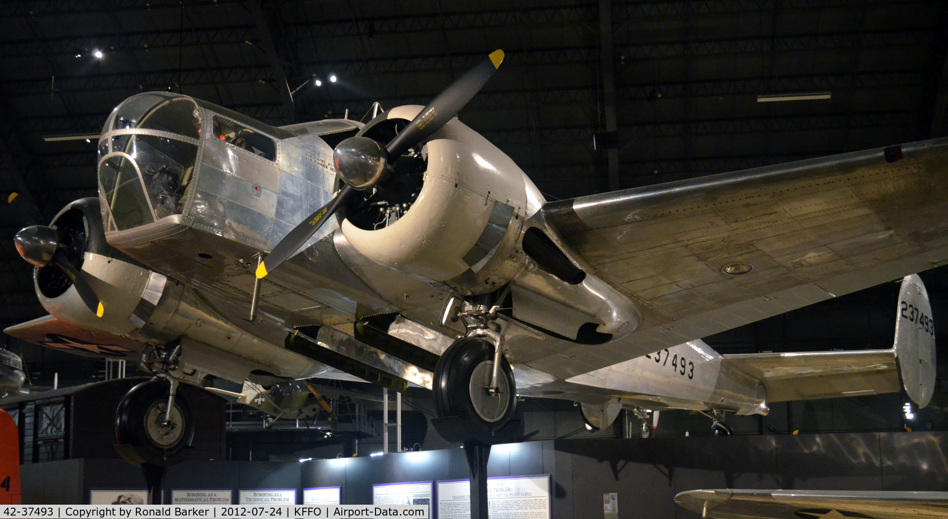 42-37493, 1942 Beech AT-11 Kansan C/N 4086, AF Museum