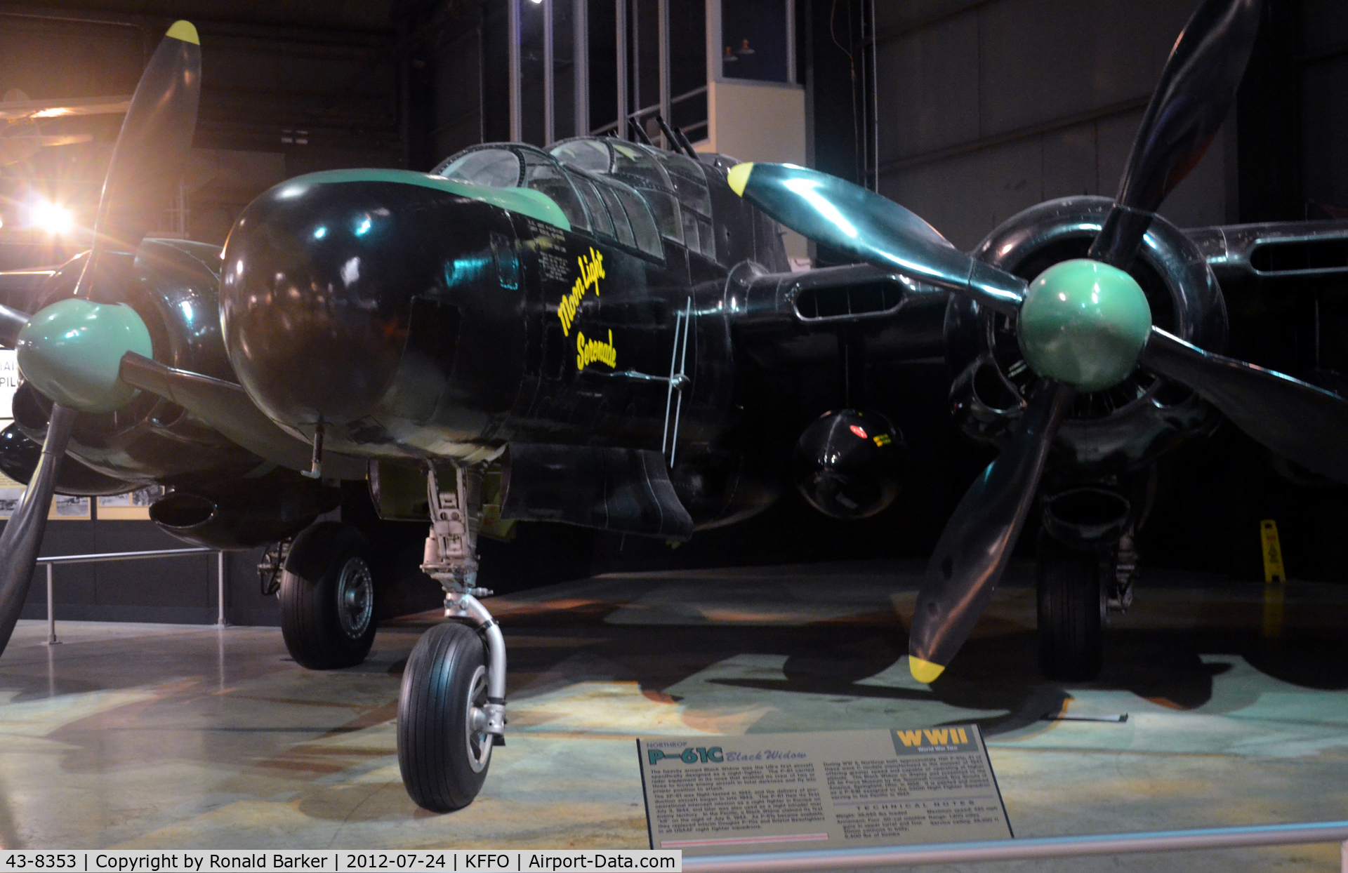 43-8353, 1943 Northrop P-61B Black Widow C/N 1407, AF Museum