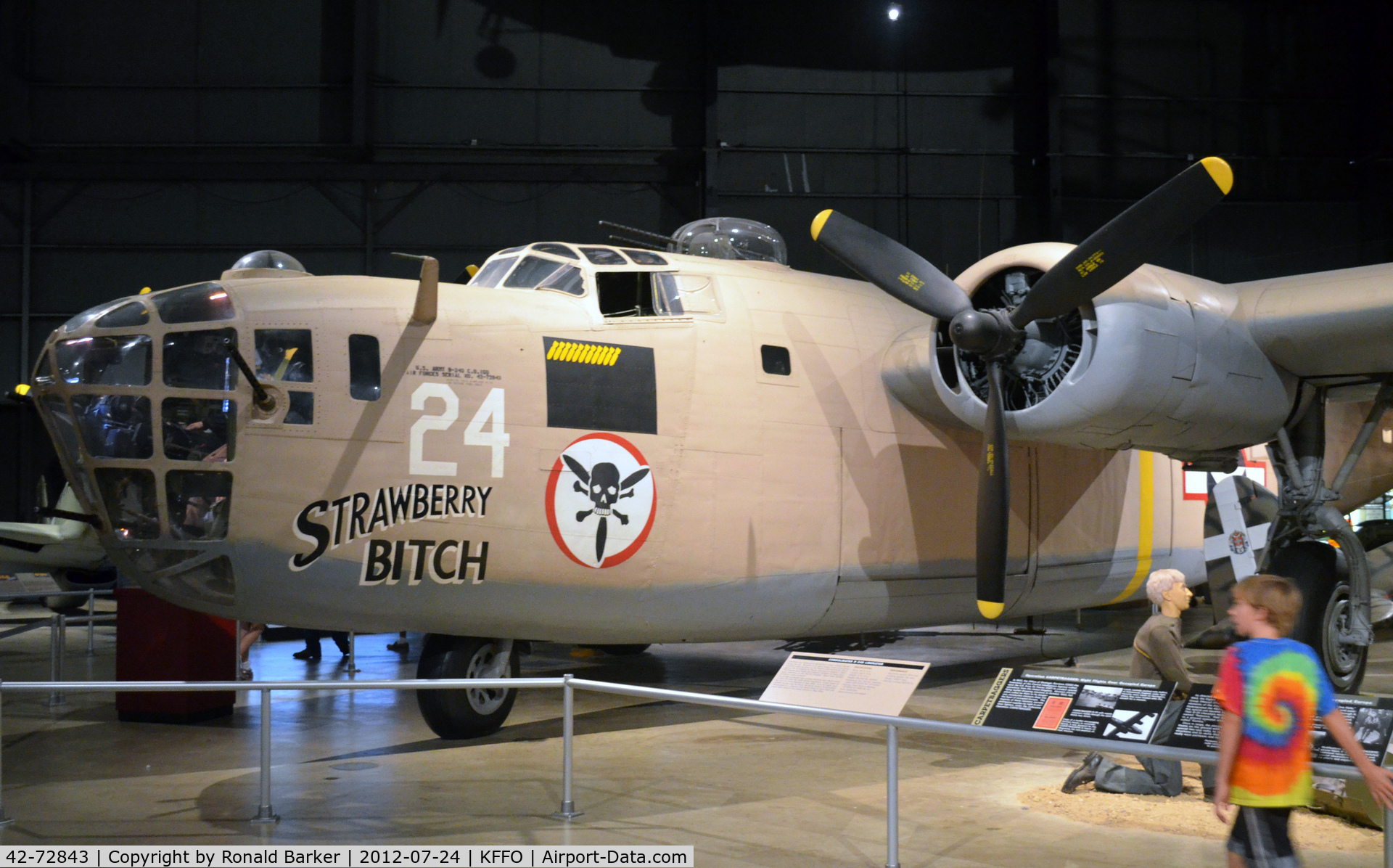 42-72843, 1942 Consolidated B-24D-160-CO Liberator C/N 2413, AF Museum