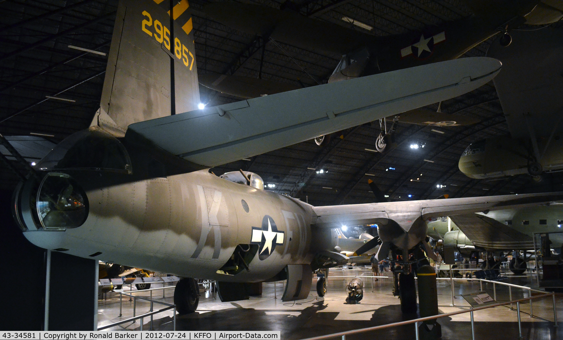43-34581, 1943 Martin B-26G-11-MA Marauder C/N 8701, AF Museum