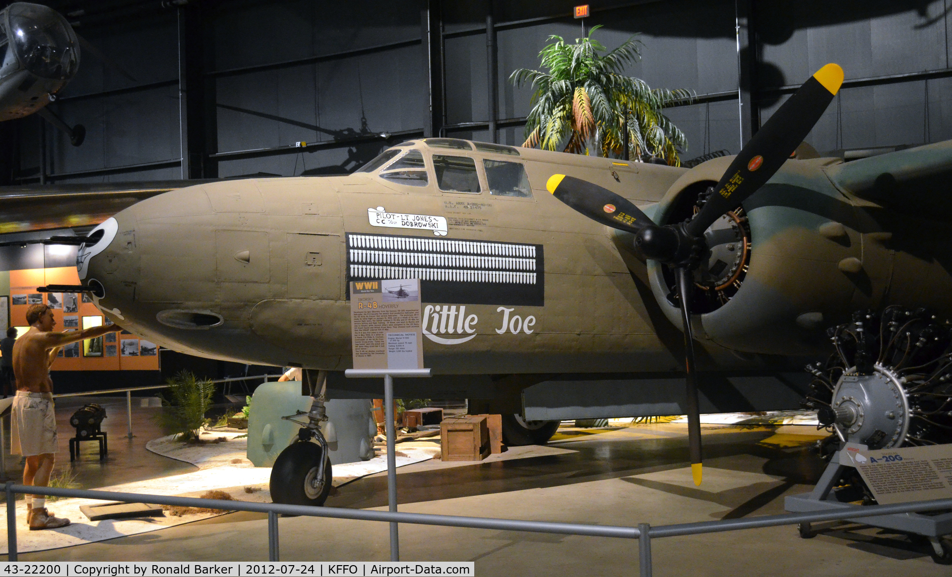 43-22200, 1943 Douglas A-20G Havoc C/N 21847, AF Museum  shown as 43-21475