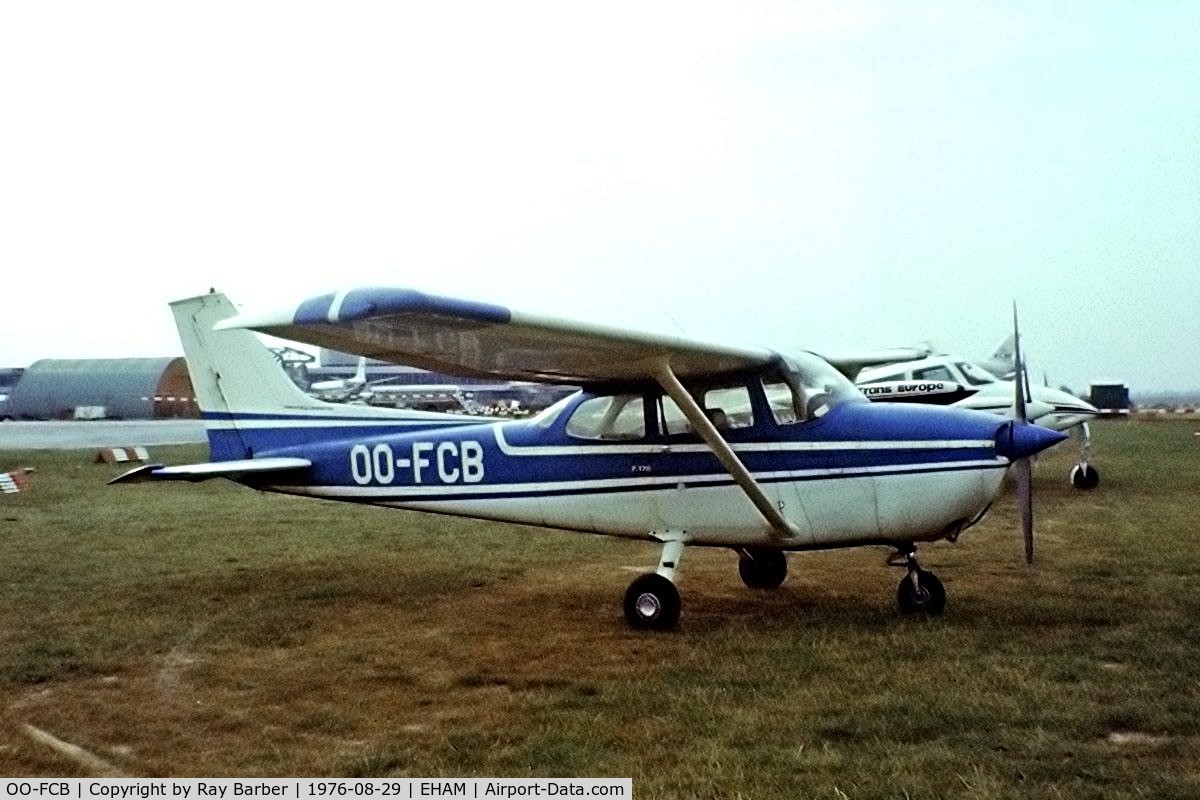 OO-FCB, 1973 Reims F172M Skyhawk Skyhawk C/N 0923, R/Cessna F.172M Skyhawk [0923] Schiphol~PH 29/08/1976