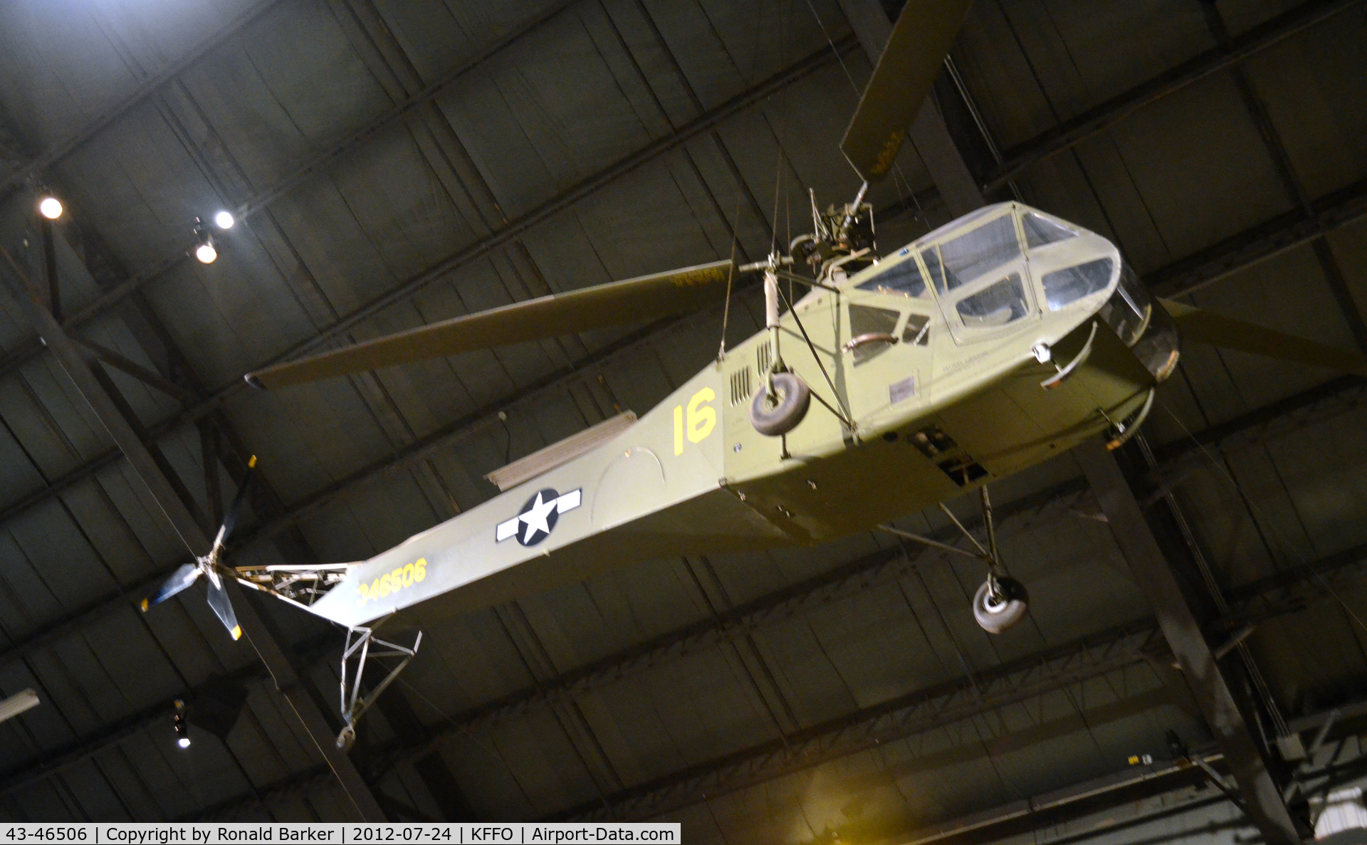 43-46506, 1943 Sikorsky R-4B Hoverfly C/N 50, AF Museum